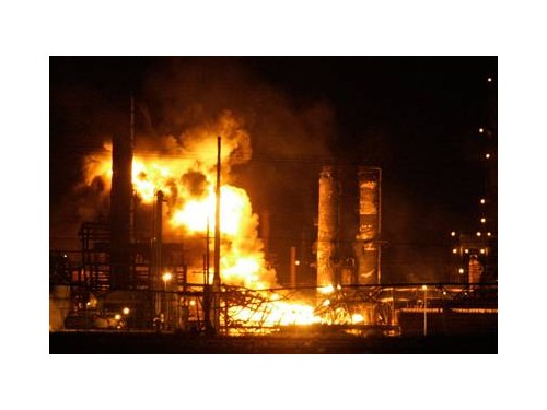 refinery fire